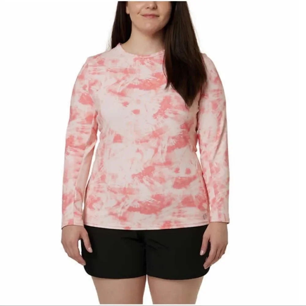 Hang Ten Ladies' Sun Tee, Color : Multi size M